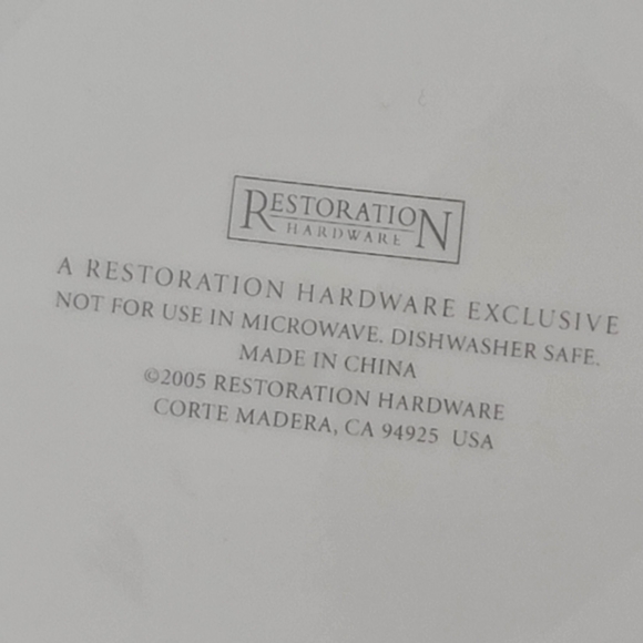 Restoration Hardware Snowflakes Let It Snow Plates - Set Of 4 - Picture 2 of 16